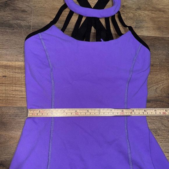 Beyond Yoga Purple Strappy Back Athletic Tank Top - Picture 4 of 6